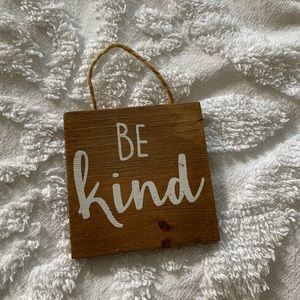 Be kind extra small wall hanging farmhouse